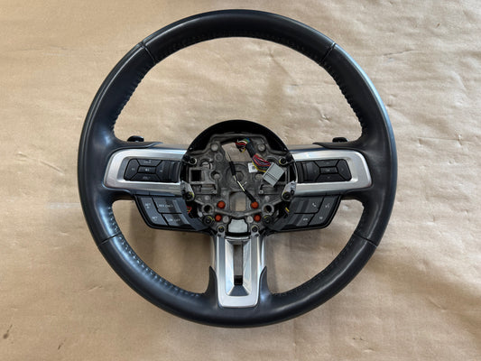 2018-2023 Ford Mustang Leather Steering Wheel Automatic Paddle Shifters