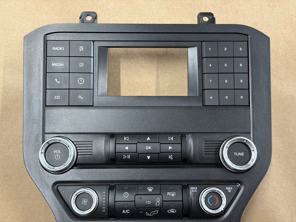 2018-2023 Ford Mustang GT Face Plate Radio Trim Piece