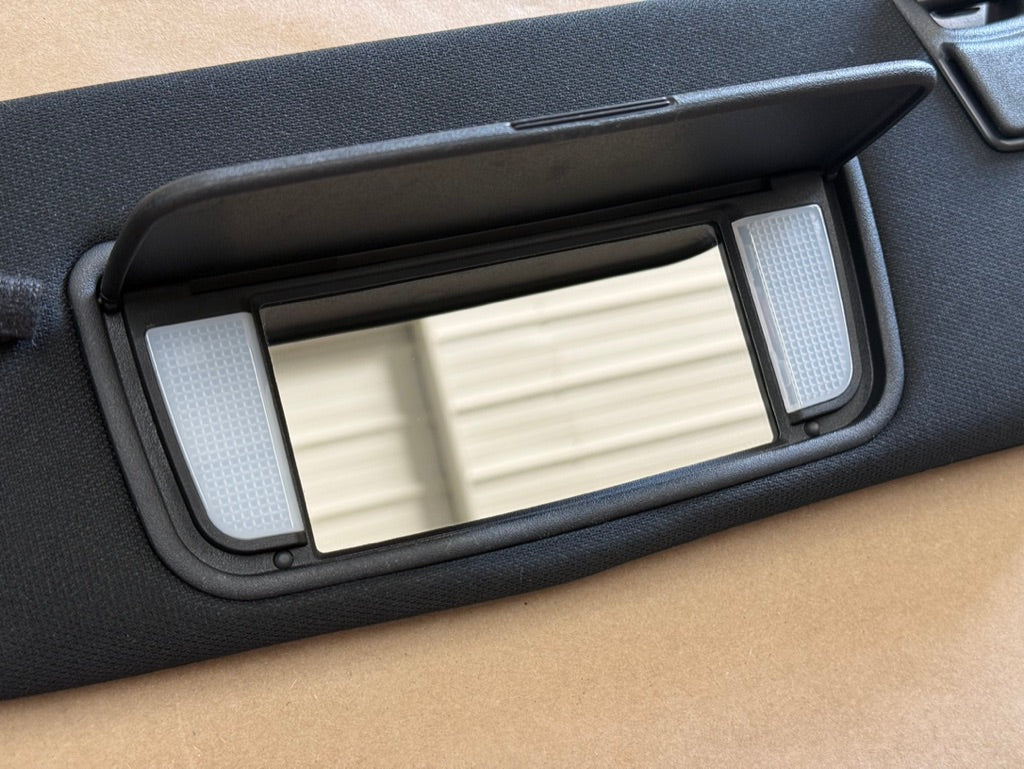 2015-2023 Ford Mustang Coupe Sun Visors Pair "Home Link"