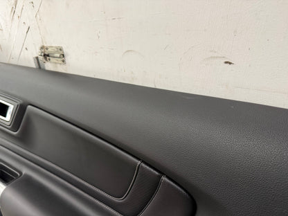 2018-2023 Mustang GT V6 EcoBoost LH RH Premium Leather Insert Door Panels Pair
