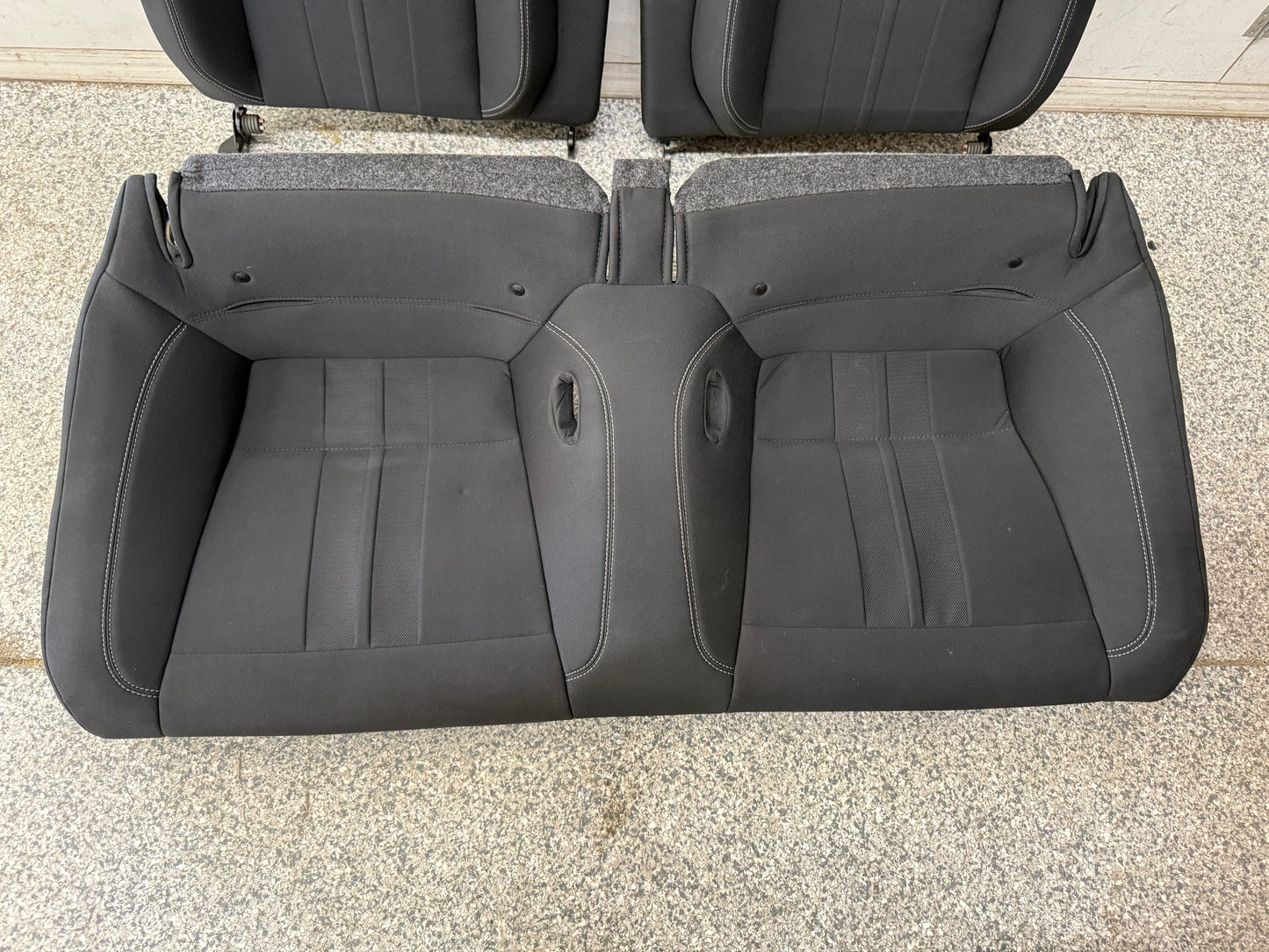 2018-2023 Ford Mustang GT Black Cloth Seats Coupe Front Rear Power Seats