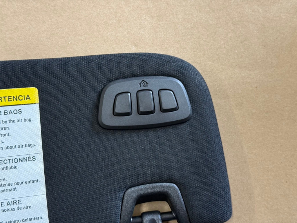 2015-2023 Ford Mustang Coupe Sun Visors Pair "Home Link"