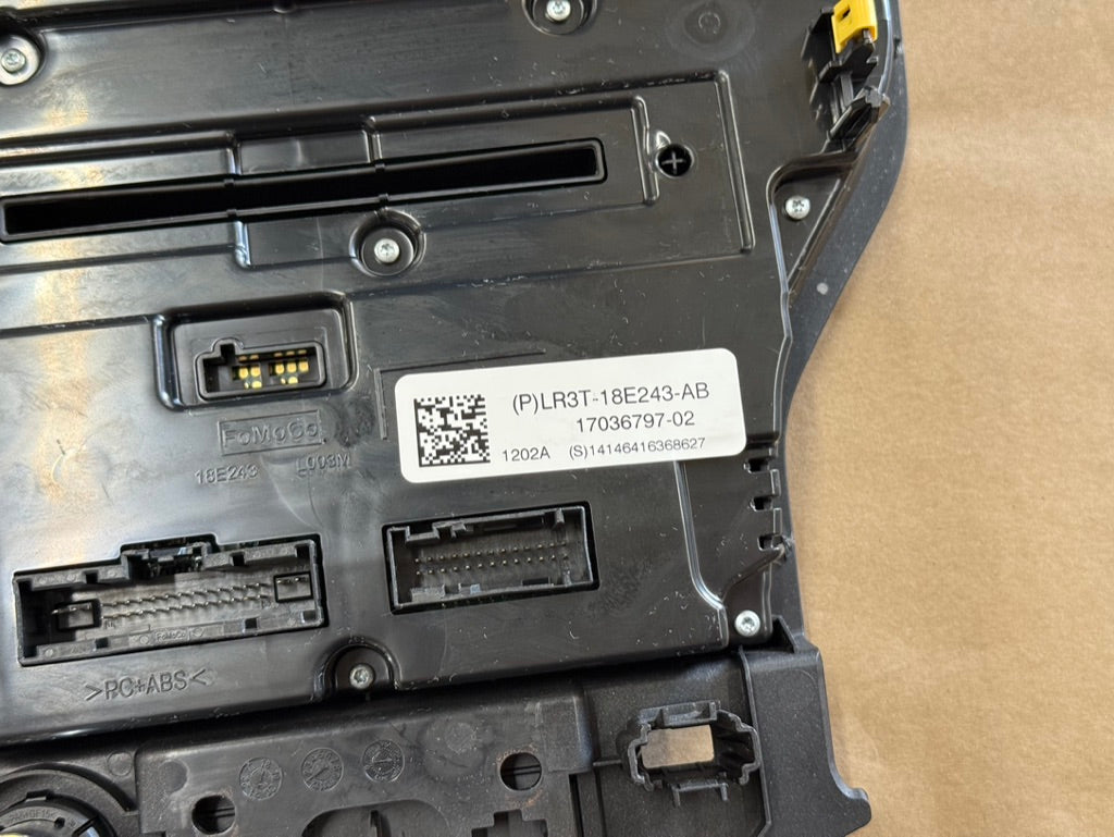 2018-2023 Ford Mustang GT Face Plate Radio Trim Piece