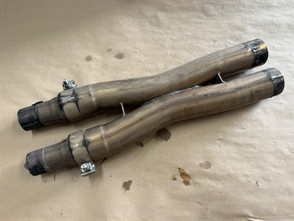 2018-2023 Ford Mustang GT Resonator Delete Unknown Brand X-Pipe - Aftermarket