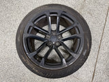 2012-2015 Chevrolet Camaro ZL1 20x11" Black Wheel Rim Tire Firestone 305/35/20