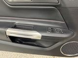 2015-2017 Ford Mustang GT V6 EcoBoost LH RH Leather Insert Door Panels Pair