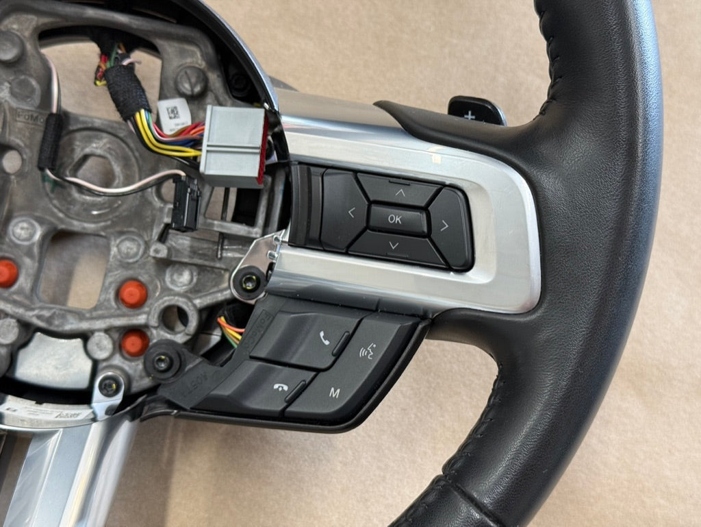 2018-2023 Mustang Leather Steering Wheel Automatic Paddle Shifters