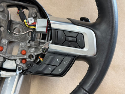 2018-2023 Mustang Leather Steering Wheel Automatic Paddle Shifters
