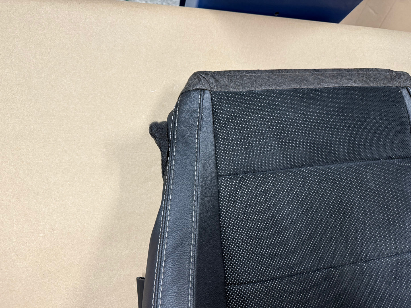 2018-2023 Ford Mustang RH Passenger Side Front Lower Leather/Suede Seat Cover