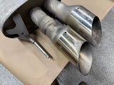 2024-2025 Ford Mustang GT Active Exhaust Quad Tip Mufflers
