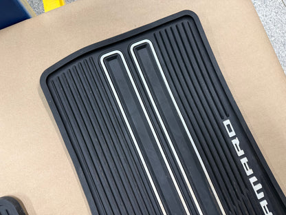 2016-2024 Camaro Molded Rubber Front Floor Mats