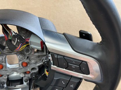 2018-2023 Ford Mustang Leather Steering Wheel Automatic Paddle Shifters