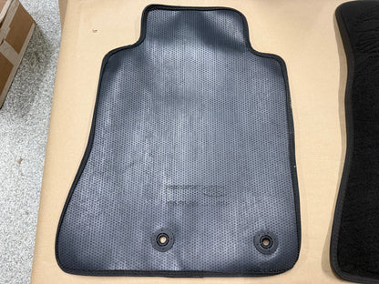 2024-2026 Ford Mustang GT Front Floor Mats Carpet "Red Stitch"