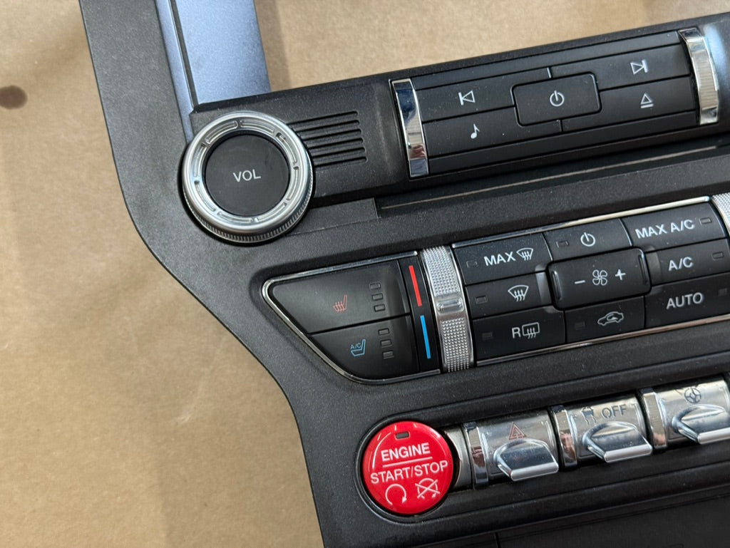 2015-2017 Ford Mustang GT Face Plate Premium Radio 8 inch Trim Piece