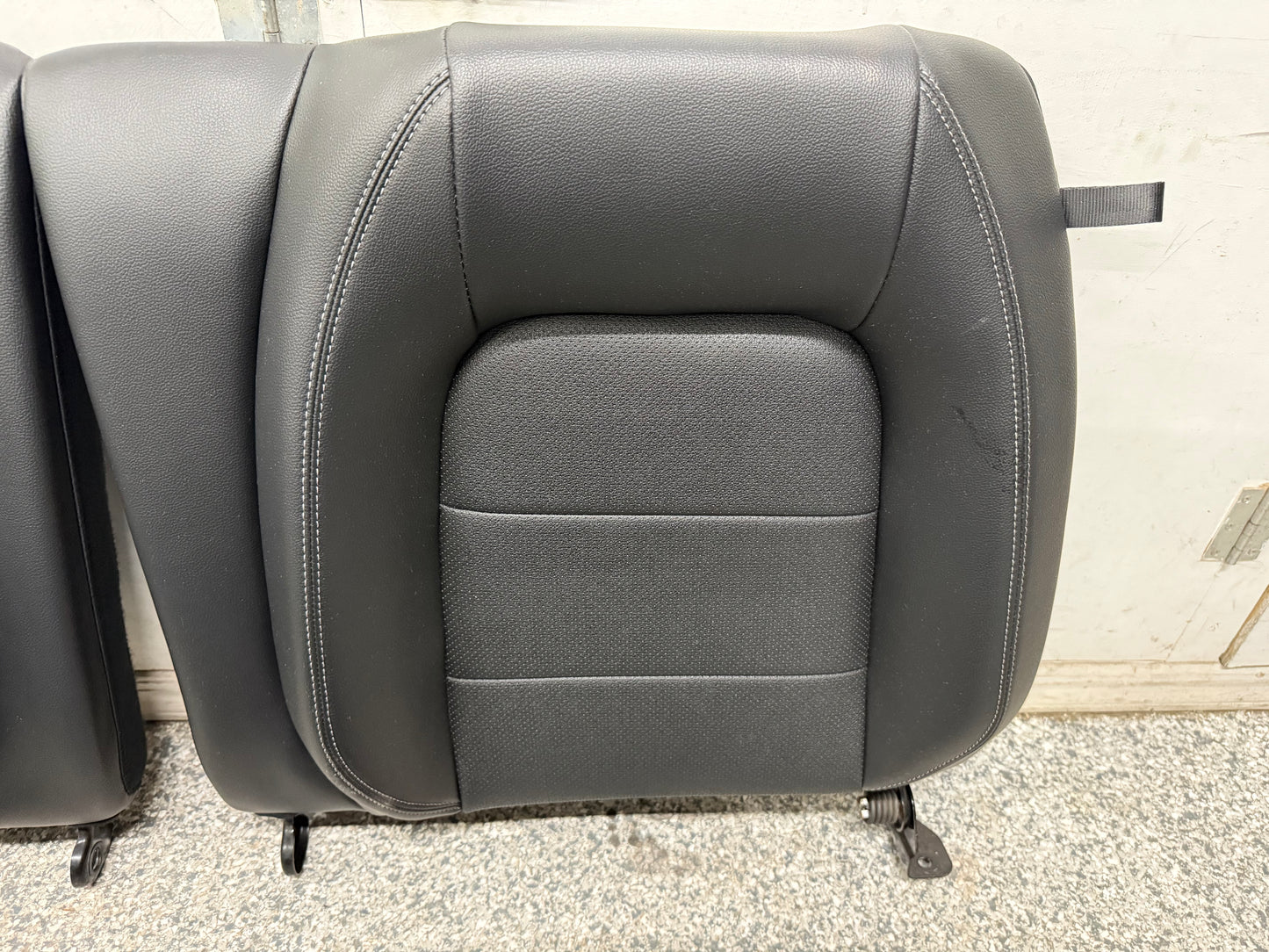 2015-2017 Ford Mustang GT Leather Front Rear Seats Black Heated/Cooled