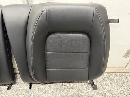 2015-2017 Ford Mustang GT Leather Front Rear Seats Black Heated/Cooled