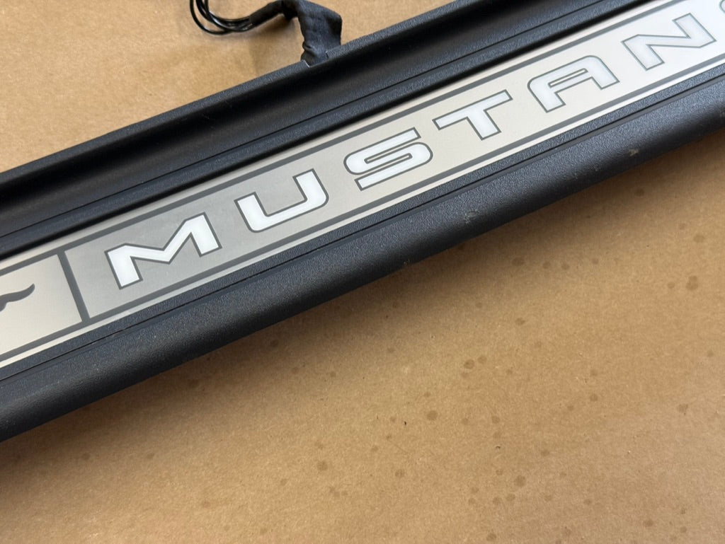 2024-2026 Ford Mustang "My Color" Sill/Scuff Plates Interior Trim Black