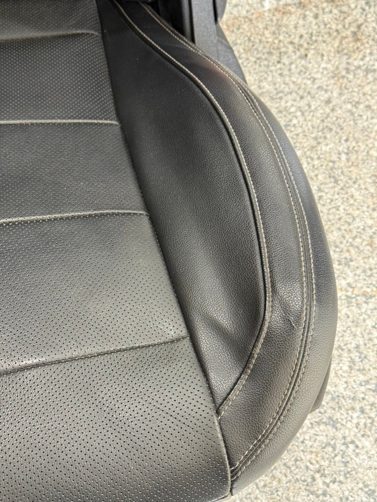2015-2017 Ford Mustang GT Premium Leather Front Rear Seats Black Heated/Cooled
