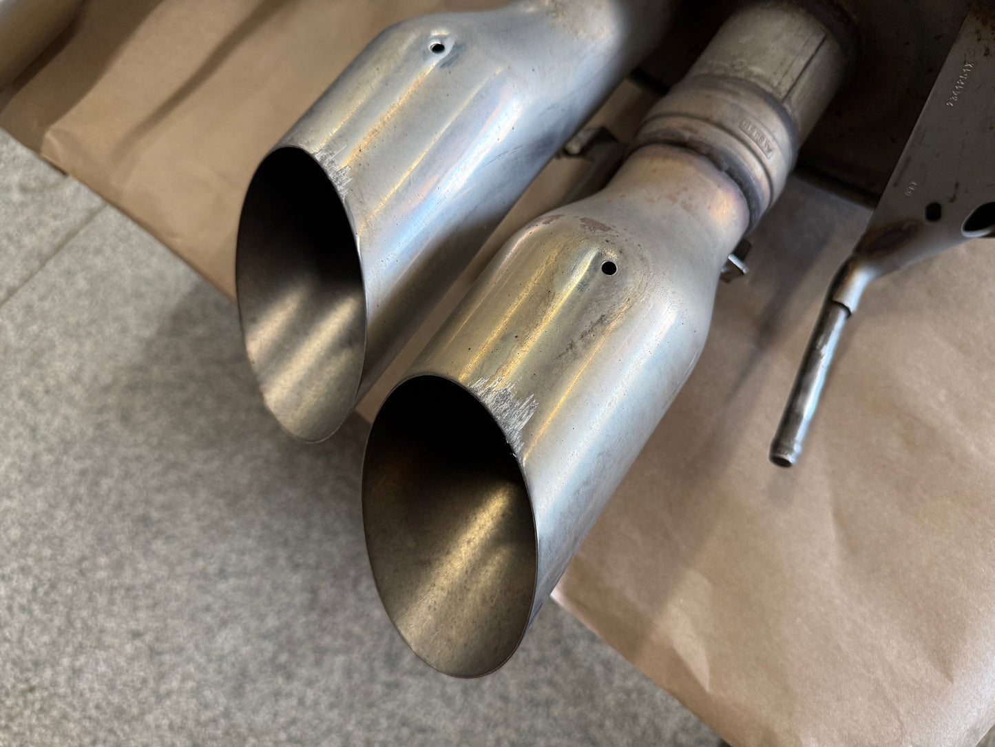 2018-2023 Ford Mustang GT Active Exhaust Quad Tip Mufflers