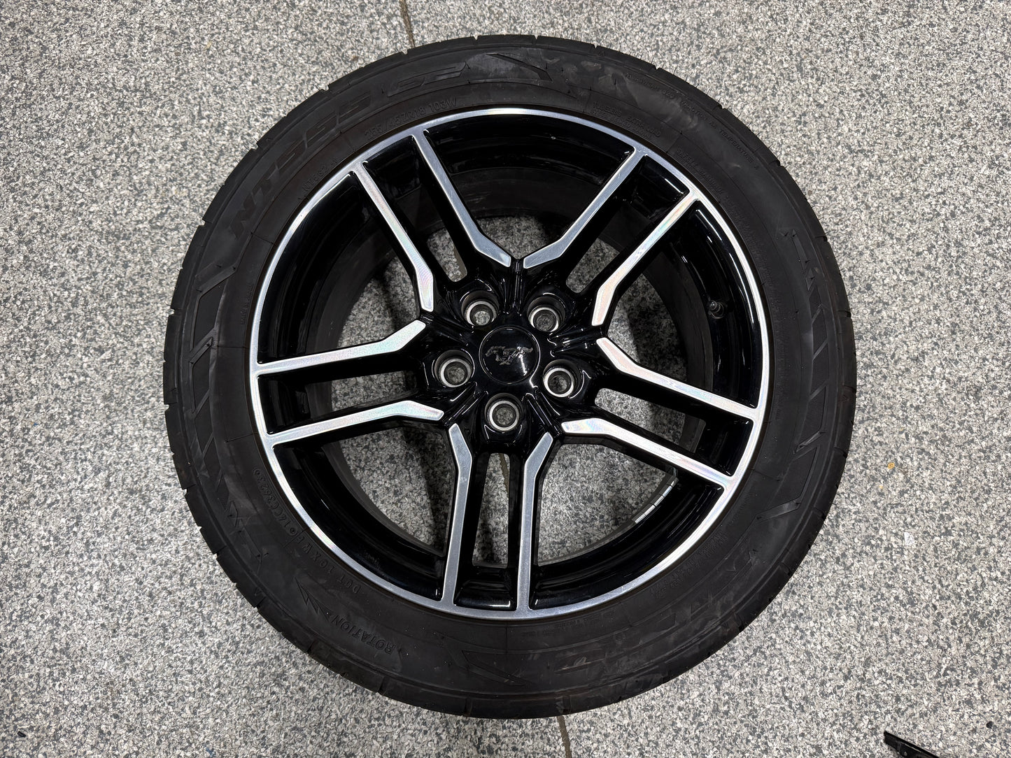 2018-2023 Ford Mustang GT 5.0 18x8" Wheel Rim Nitto NT555 255/45/18