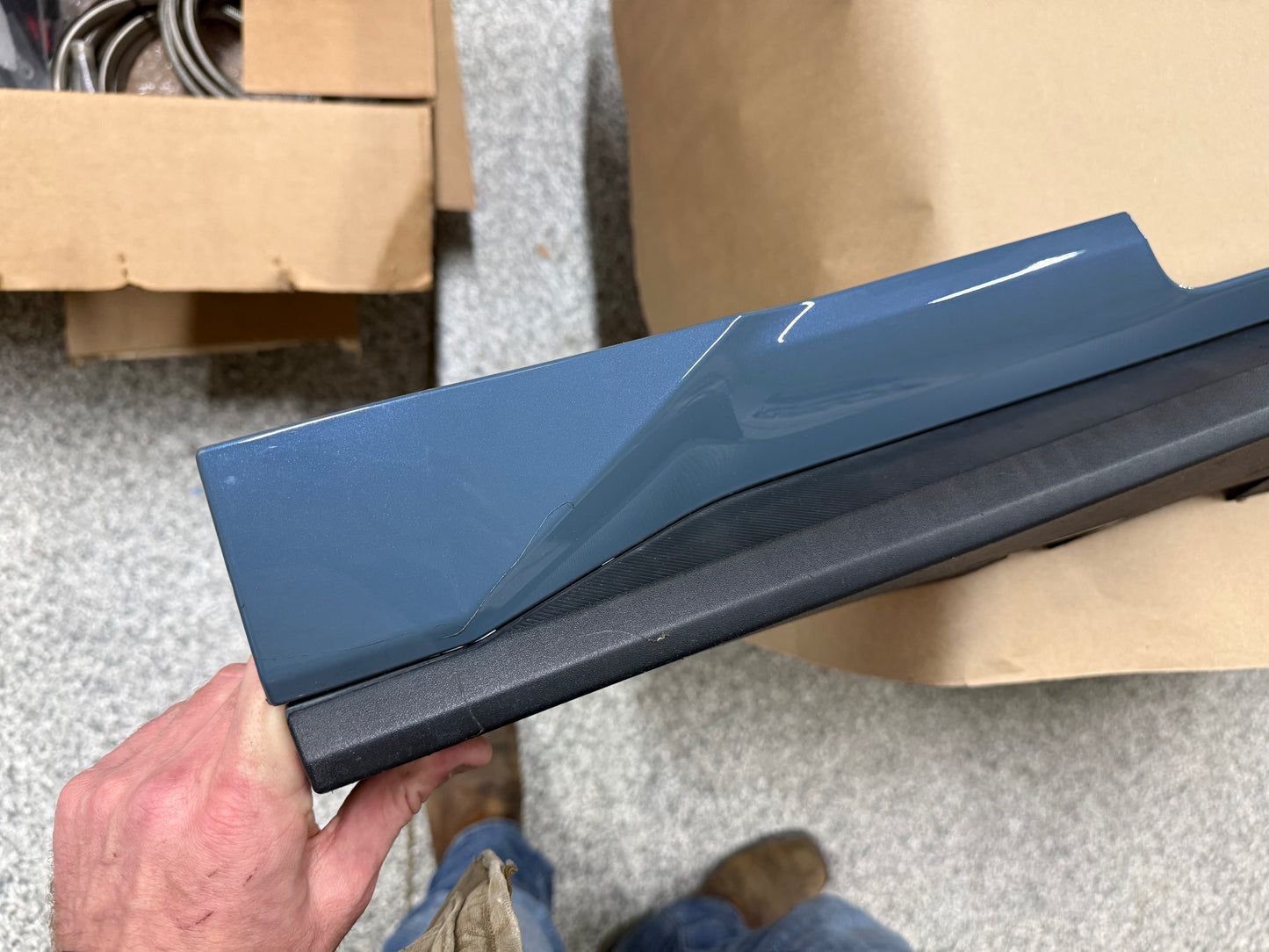 2024-2026 Ford Mustang GT LH Driver Side Skirt Molding "K1"