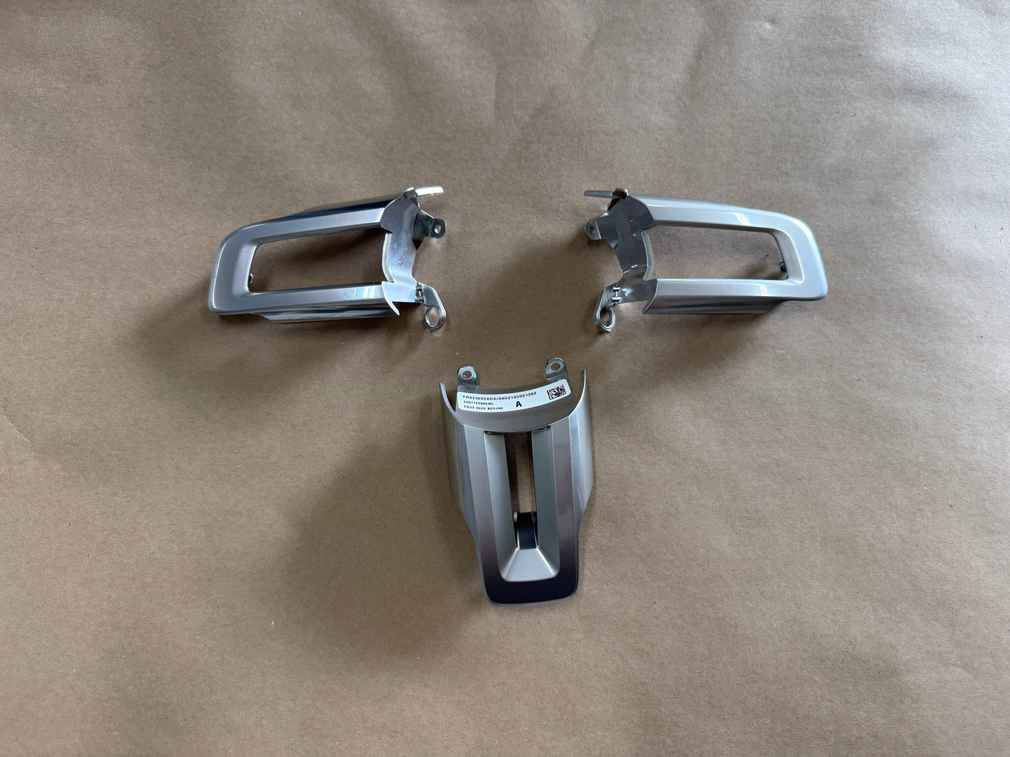 2015-2017 Ford Mustang GT Steering Wheel Trim 3 Pieces