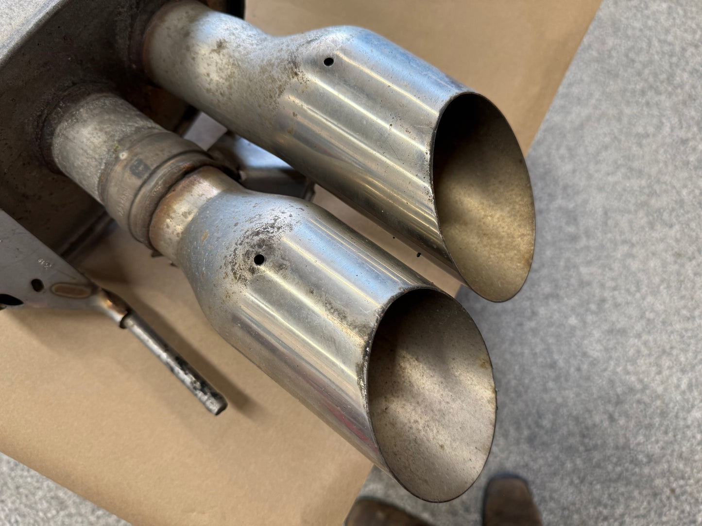 2018-2023 Ford Mustang GT Active Exhaust Quad Tip Mufflers