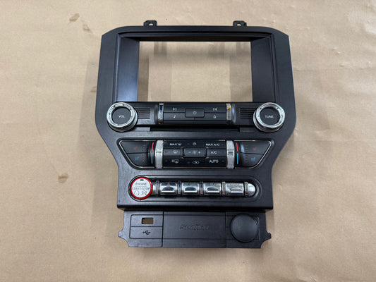 2015-2017 Ford Mustang GT Face Plate Premium Radio 8 inch Trim Piece