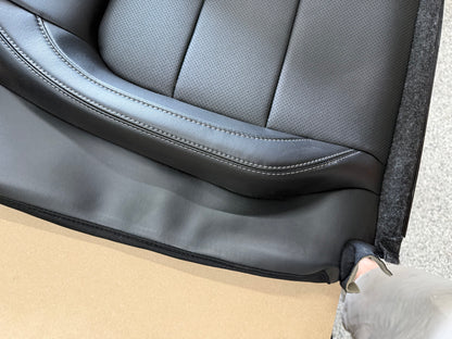 2018-2023 Ford Mustang GT Black Leather Coupe Rear Seat Covers