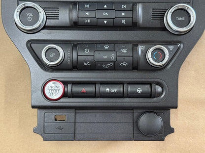 2018-2023 Ford Mustang GT Face Plate Radio Trim Piece