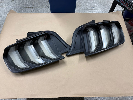 2018-2023 Ford Mustang GT GT500 Ecoboost LH RH Pair Clear Tail Lights