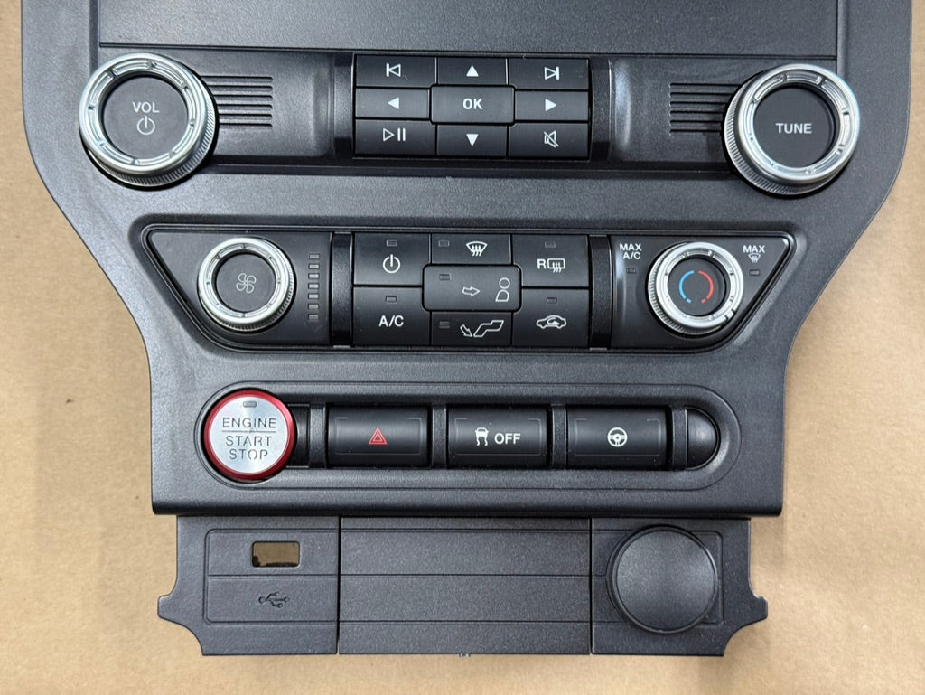 2018-2023 Ford Mustang GT Face Plate Radio Trim Piece