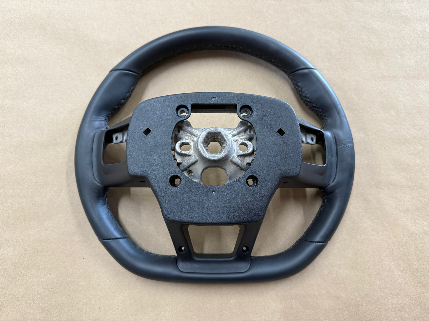 2024-2026 Ford Mustang GT Leather Steering Wheel Bare "Automatic"