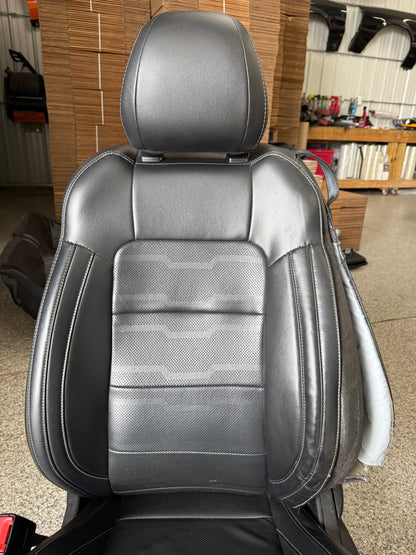2018-2023 Ford Mustang GT Black Leather Coupe Front Rear Power Seats Heat/Cooled
