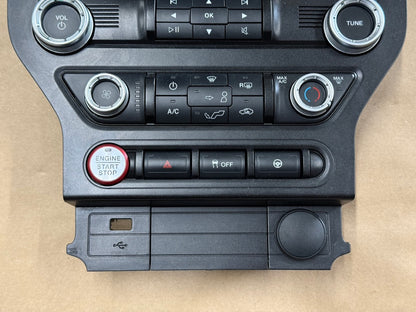 2018-2023 Ford Mustang GT Face Plate Radio Trim Piece