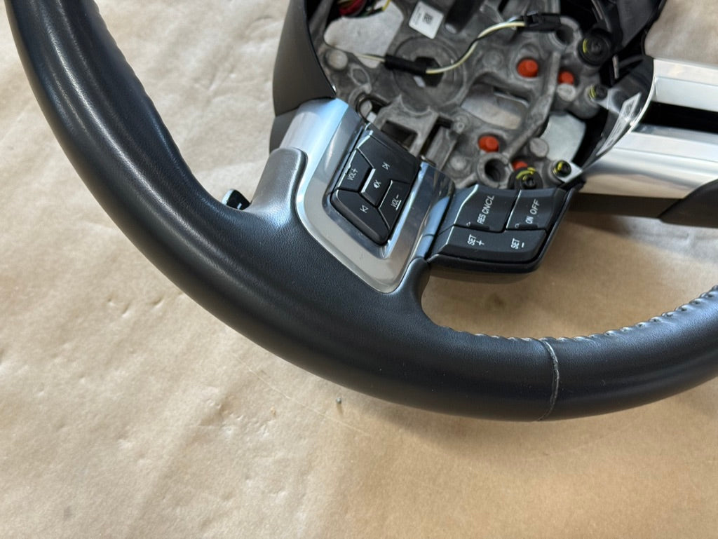2018-2023 Ford Mustang Leather Steering Wheel Automatic Paddle Shifters