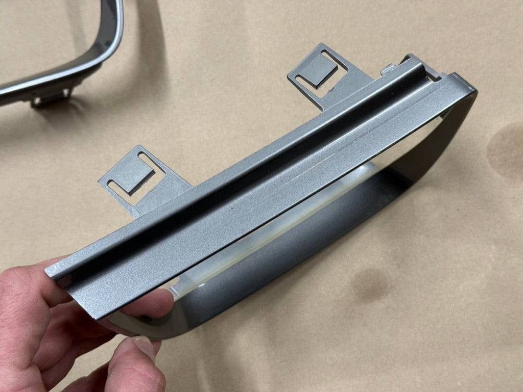 2010-2013 Chevrolet Camaro SS Silver Tail Light Trim Bezels 4pc. Set