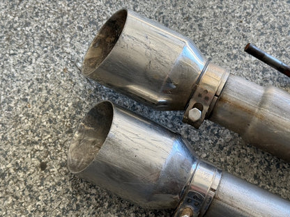 2018-2023 Ford Mustang GT 5.0L MBRP 3" Cat Back 4" Tips, Race Version (Damaged)
