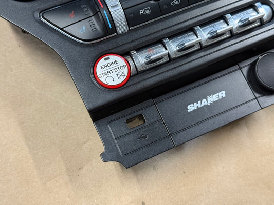 2015-2017 Ford Mustang GT Face Plate Premium Radio 8 inch Trim Piece