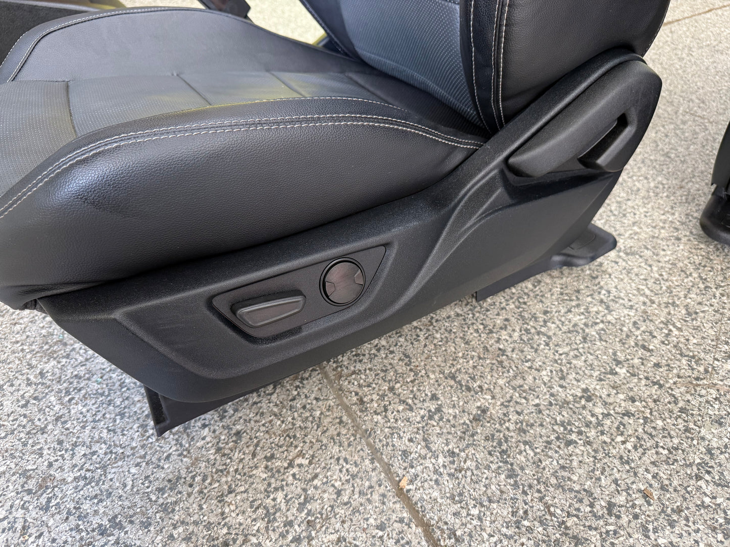 2018-2023 Ford Mustang GT Black Leather Convertible Front & Rear Seats