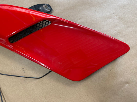 2015-2017 Ford Mustang GT Hood Insert Vents RH LH Pair "Race Red"