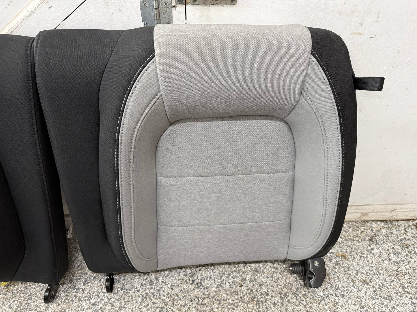 2024-2025 Ford Mustang GT Grey/Black Cloth Rear Seats Coupe