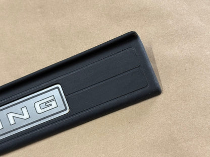 2015-2023 Ford Mustang "My Color" Sill/Scuff Plates Interior Trim Black