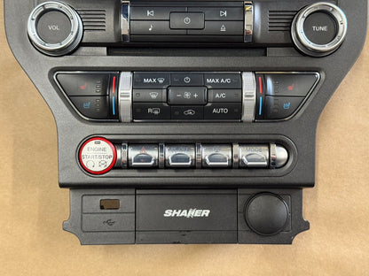 2015-2017 Ford Mustang GT Face Plate Premium Radio 8 inch Trim Piece