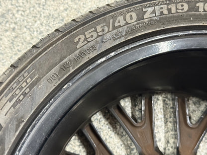2015-2023 Mustang GT 5.0 19x9" Wheel Rim PP1 Front 255/40/19 Kumho