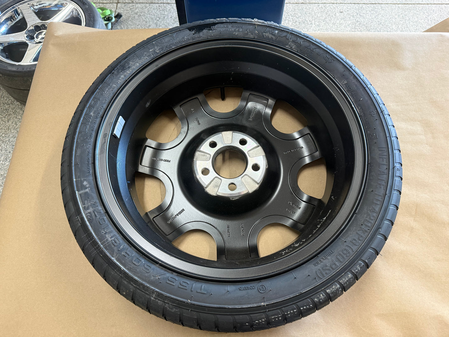 2015-2026 Ford Mustang GT Spare Tire 155/60/18 "Black"