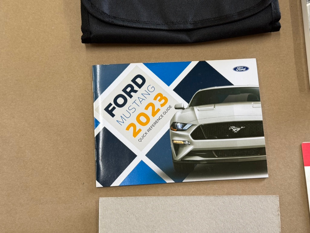 2023 Ford Mustang GT Owners Manual And Literature w/Cover Canada Version