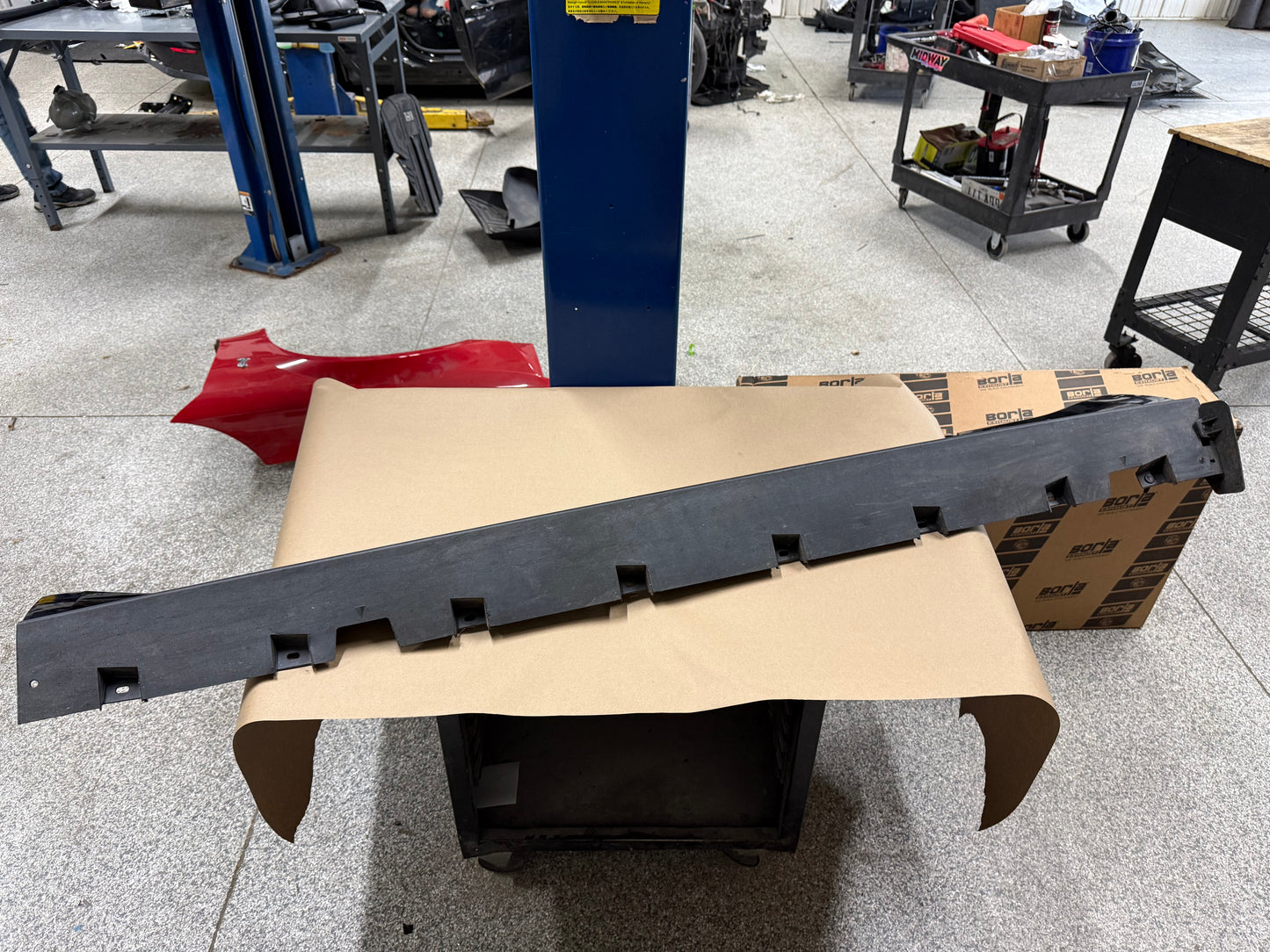2015-2023 Mustang GT V6 LH Side Skirt Molding Driver Side "Black"
