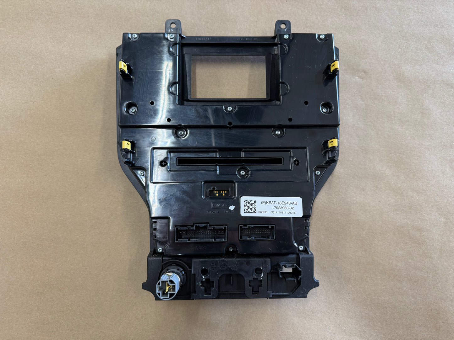 2018-2023 Ford Mustang GT Face Plate Radio Trim Piece