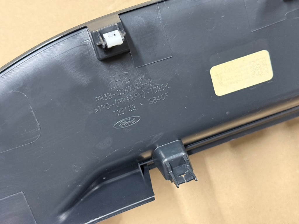 2024-2026 Ford Mustang S650 Dash Cluster Trim Panel Top Dash Trim